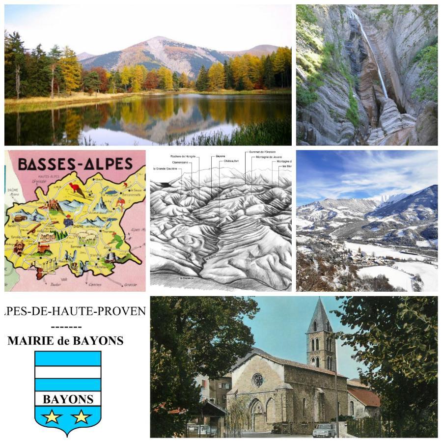 Gite La Taniere Des Alpes Bayons Экстерьер фото
